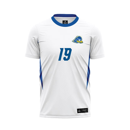 Delaware - NCAA Men's Soccer : Sean Smith - White Soccer Jersey-0