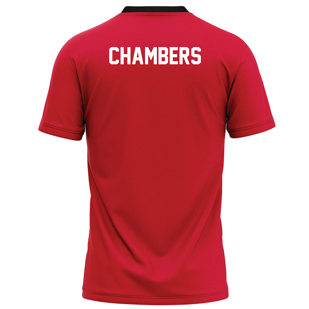 UNLV - NCAA Football : Kyron Chambers - Red Football Jersey-1
