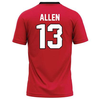 UNLV - NCAA Football : Jaylen Allen - Red Football Jersey-1