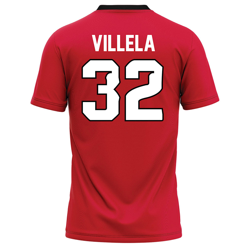 UNLV - NCAA Football : Ramon Villela - Red Football Jersey-1