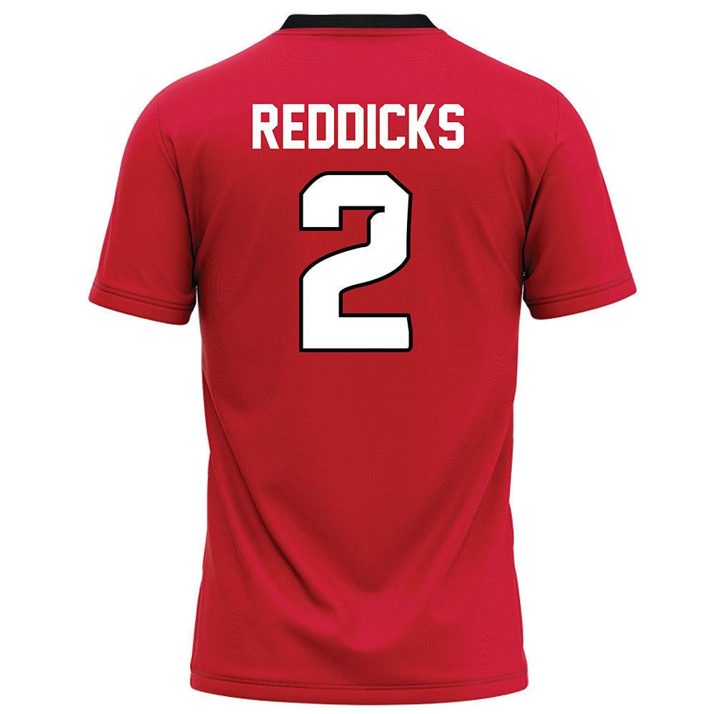 UNLV - NCAA Football : Taz Reddicks - Red Football Jersey-1