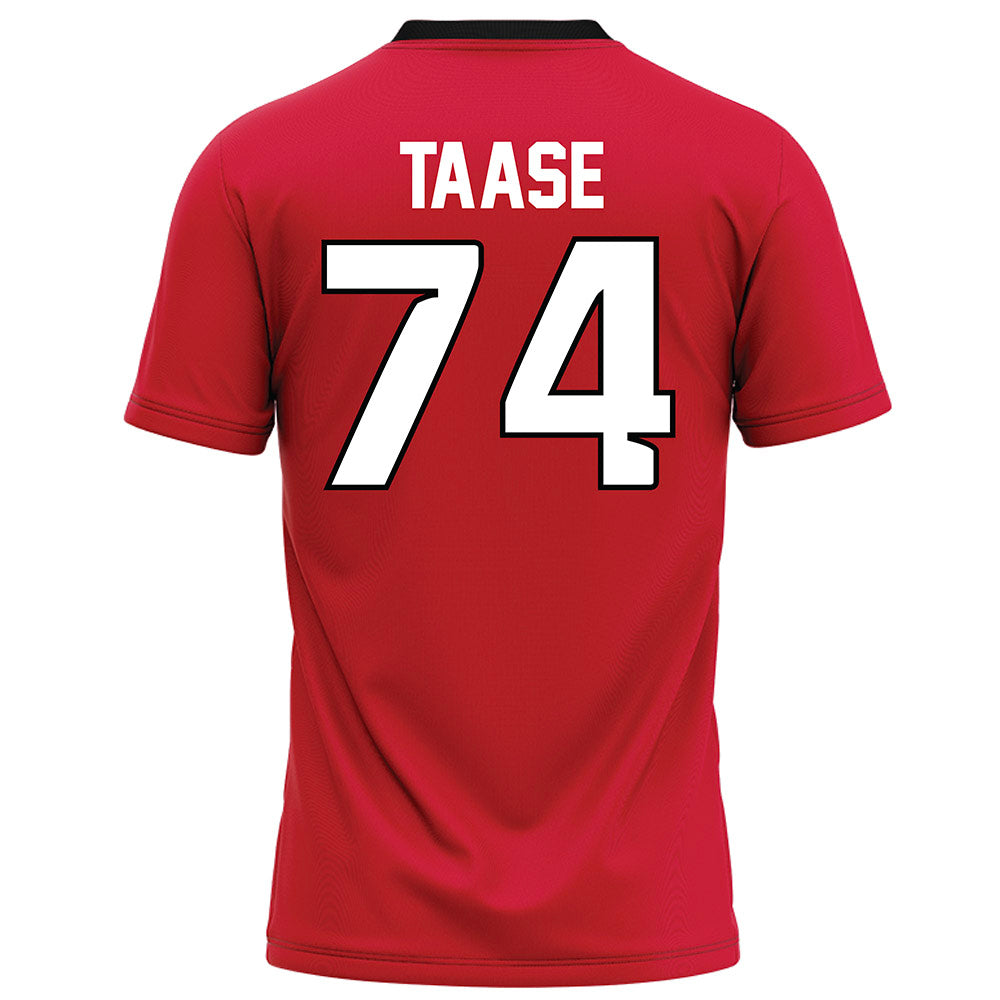 UNLV - NCAA Football : Amare Taase - Red Football Jersey-1