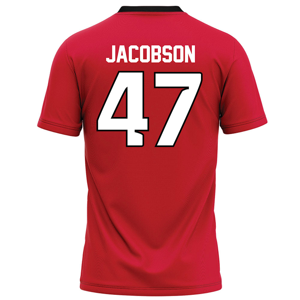 UNLV - NCAA Football : Tyson Jacobson - Red Football Jersey-1