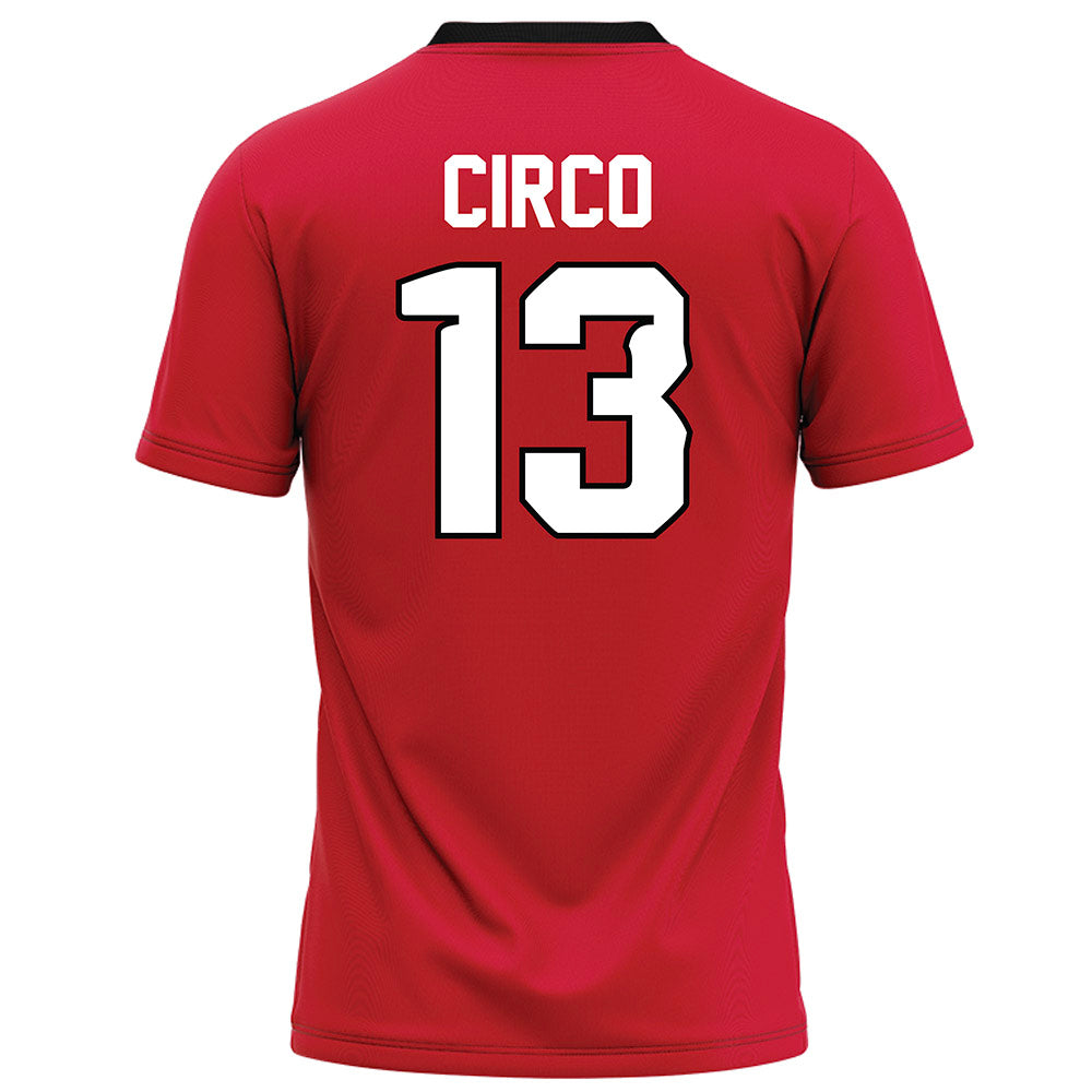 UNLV - NCAA Football : Sebastian Circo - Red Football Jersey-1