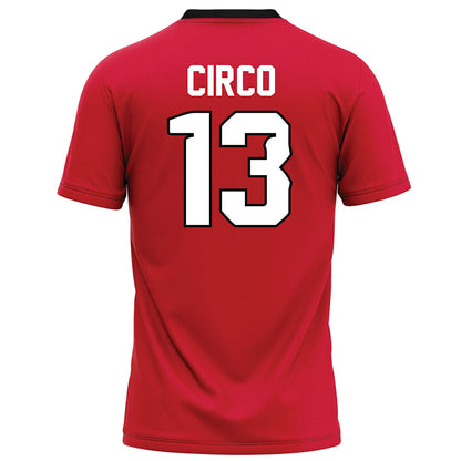 UNLV - NCAA Football : Sebastian Circo - Red Football Jersey-1
