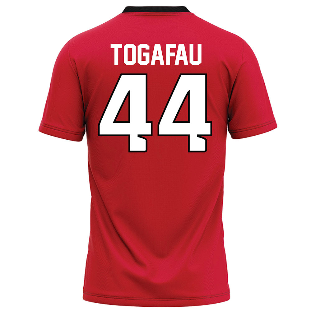 UNLV - NCAA Football : Kal-El Togafau - Red Football Jersey-1