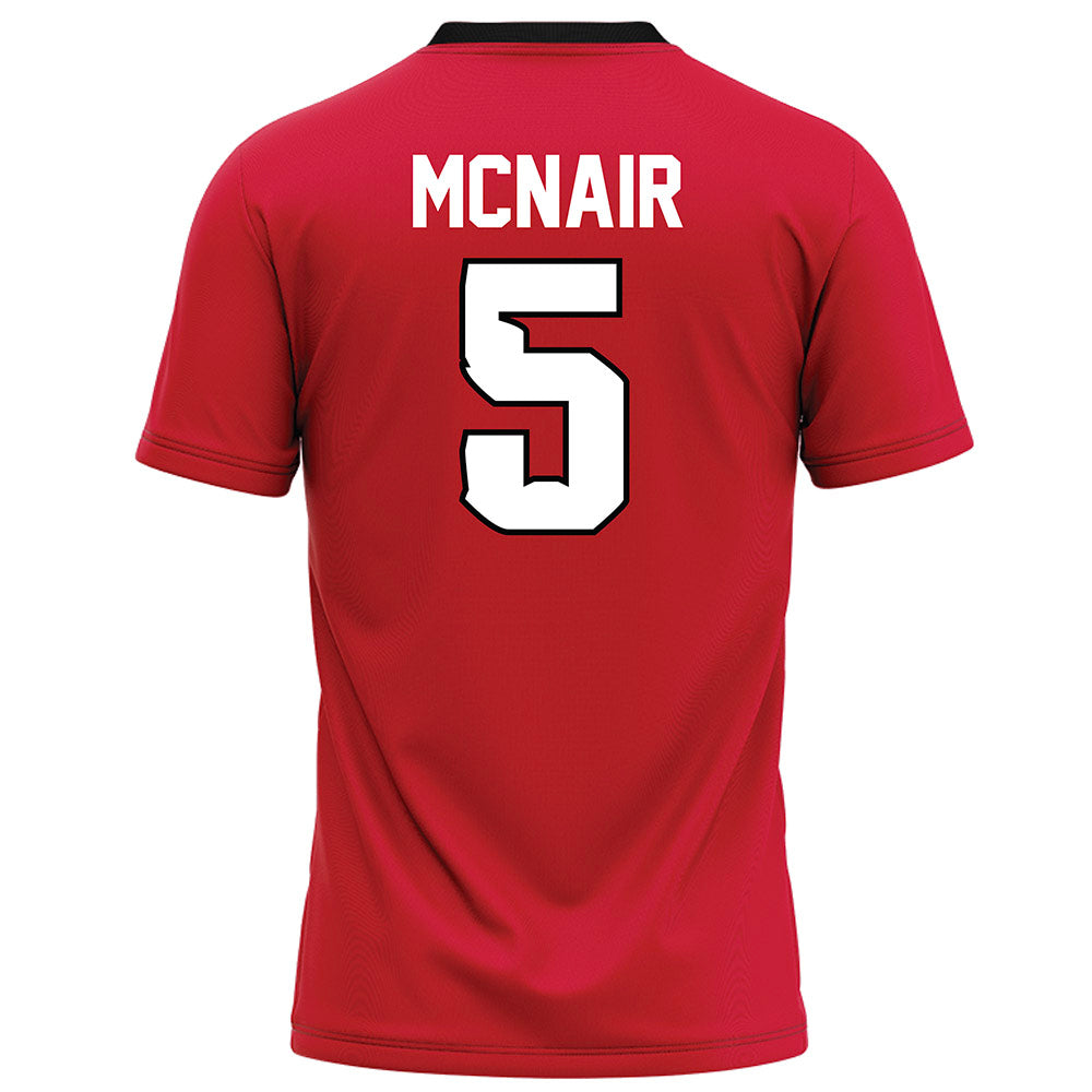 UNLV - NCAA Football : Tavian McNair - Red Football Jersey-1