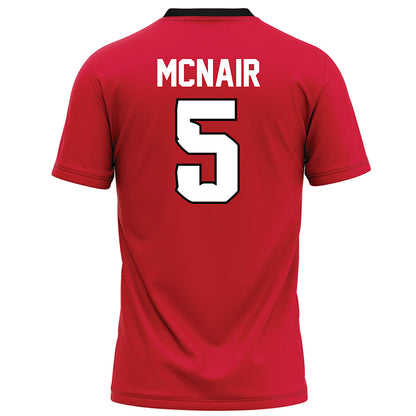UNLV - NCAA Football : Tavian McNair - Red Football Jersey-1
