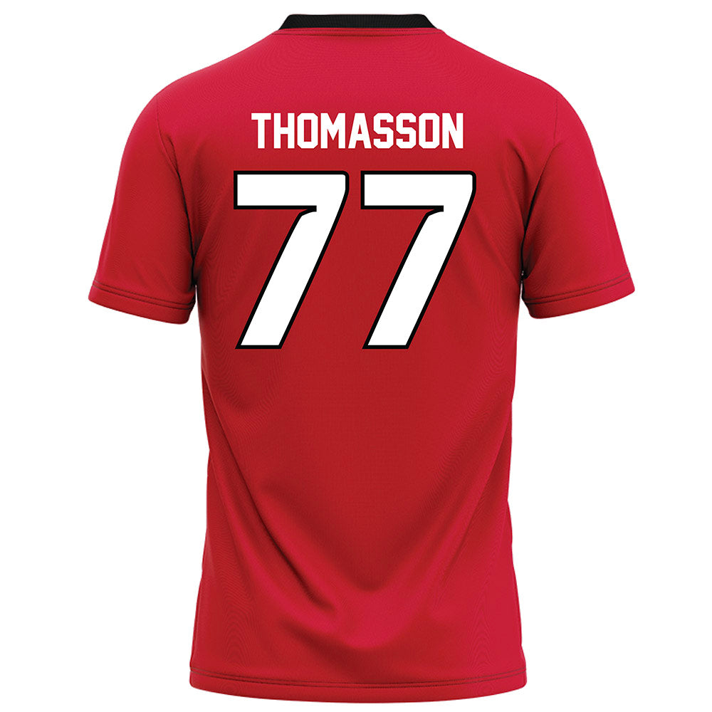UNLV - NCAA Football : Colton Thomasson - Red Football Jersey-1