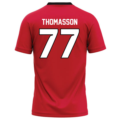 UNLV - NCAA Football : Colton Thomasson - Red Football Jersey-1