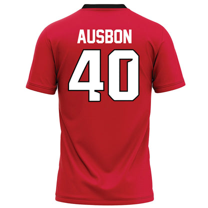 UNLV - NCAA Football : Armand Ausbon - Red Football Jersey-1
