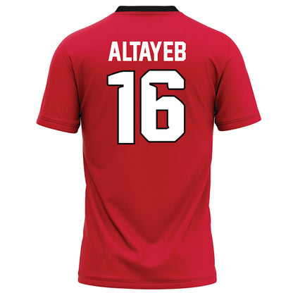 UNLV - NCAA Football : Mohamed Altayeb - Red Football Jersey-1