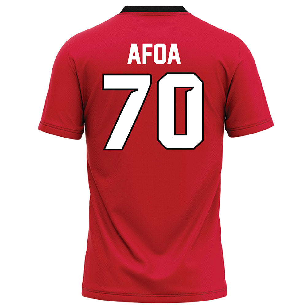UNLV - NCAA Football : Alekai Afoa - Red Football Jersey-1