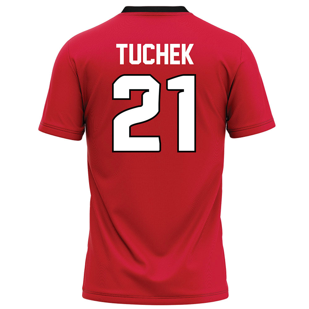 UNLV - NCAA Football : Joshua Tuchek - Red Football Jersey-1