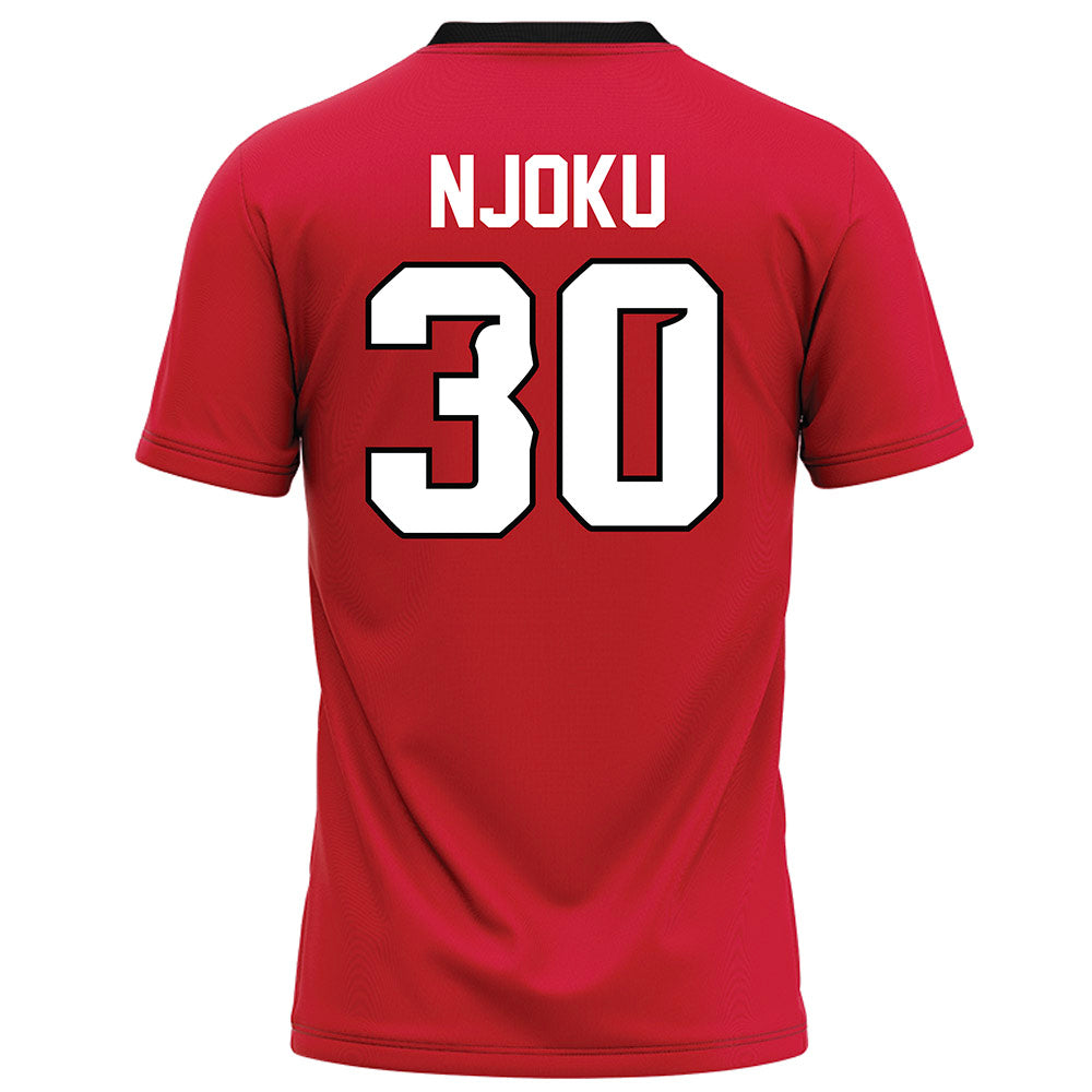 UNLV - NCAA Football : Jordan Njoku - Red Football Jersey-1