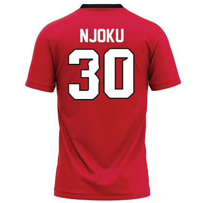 UNLV - NCAA Football : Jordan Njoku - Red Football Jersey-1