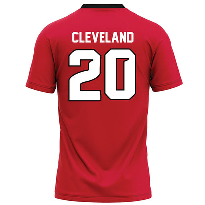 UNLV - NCAA Football : Landyn Cleveland - Red Football Jersey-1
