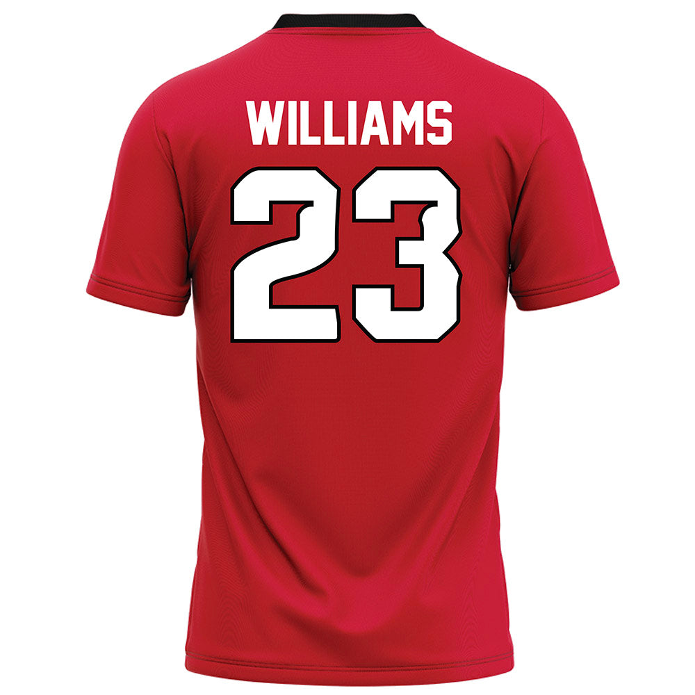 UNLV - NCAA Football : Kamran Williams - Red Football Jersey-1