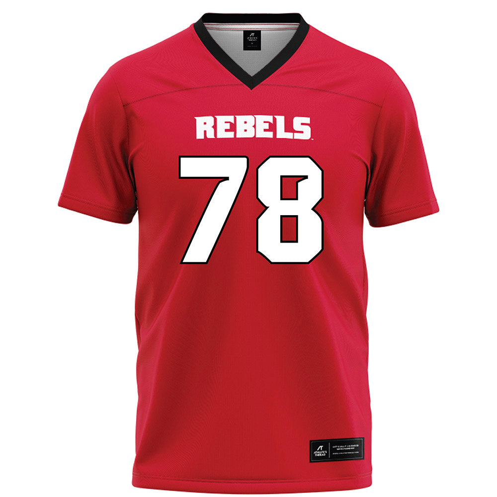 UNLV - NCAA Football : Jackson Brown - Red Football Jersey-0