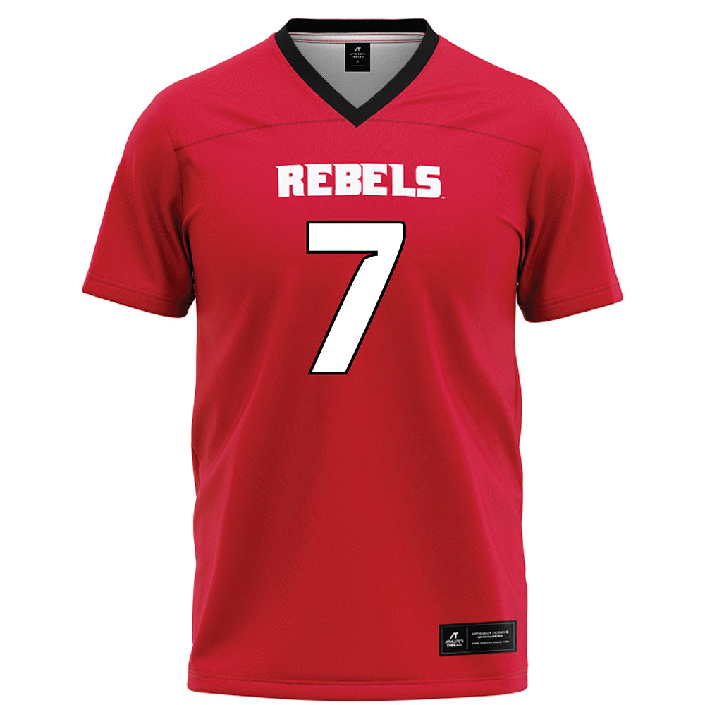 UNLV - NCAA Football : Jake Pope - Red Football Jersey-0