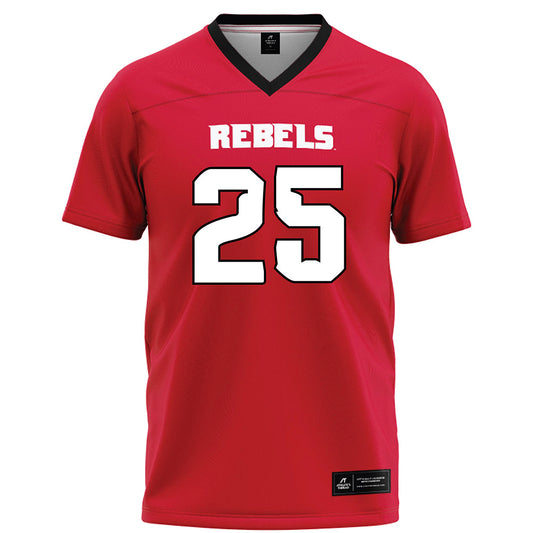 UNLV - NCAA Football : Brock deFries - Red Football Jersey-0