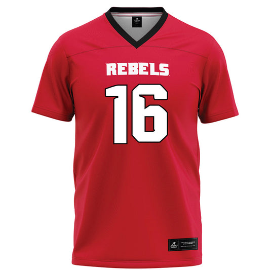 UNLV - NCAA Football : Mohamed Altayeb - Red Football Jersey-0