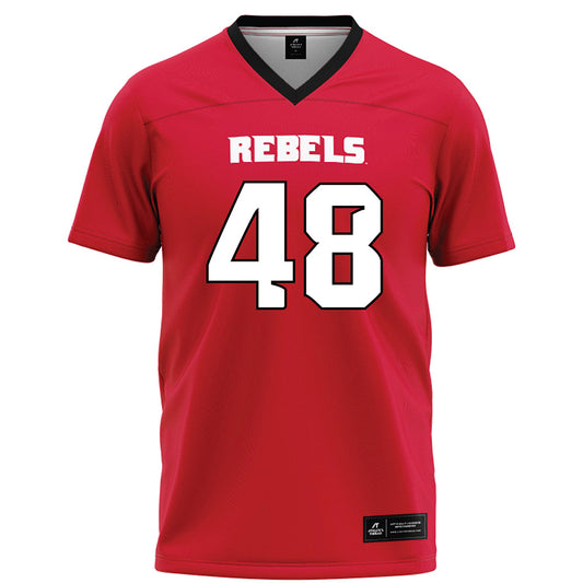 UNLV - NCAA Football : CJ BESSER - Red Football Jersey-0