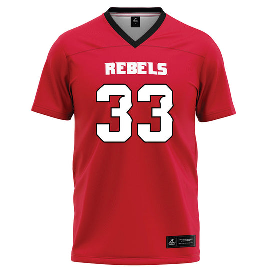 UNLV - NCAA Football : Tylen Mathews - Red Football Jersey-0