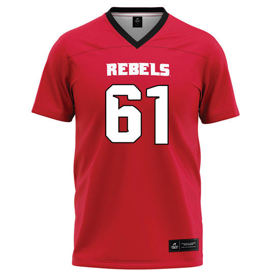 UNLV - NCAA Football : Fuad Maali - Red Football Jersey-0