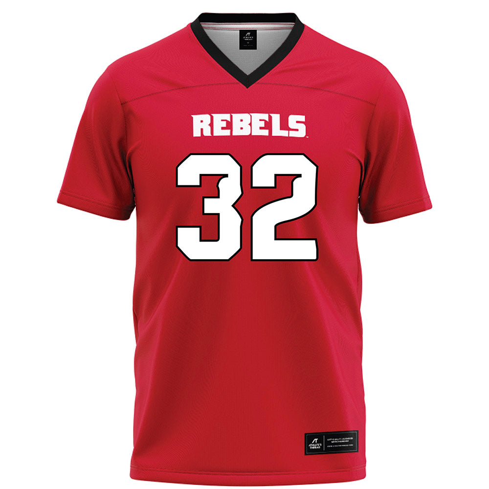 UNLV - NCAA Football : Ramon Villela - Red Football Jersey-0