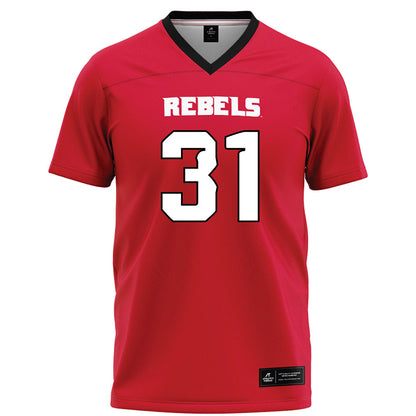UNLV - NCAA Football : Ronnell Hewitt Jr - Red Football Jersey-0