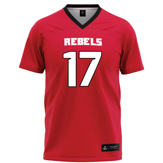 UNLV - NCAA Football : Zavien Abercrombie-Brown - Red Football Jersey-0