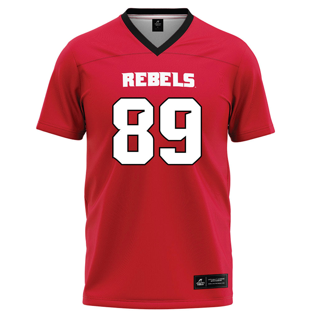 UNLV - NCAA Football : Andreas Diaz-Nicolaidis - Red Football Jersey-0