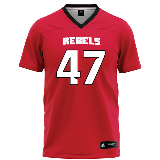 UNLV - NCAA Football : Tyson Jacobson - Red Football Jersey-0