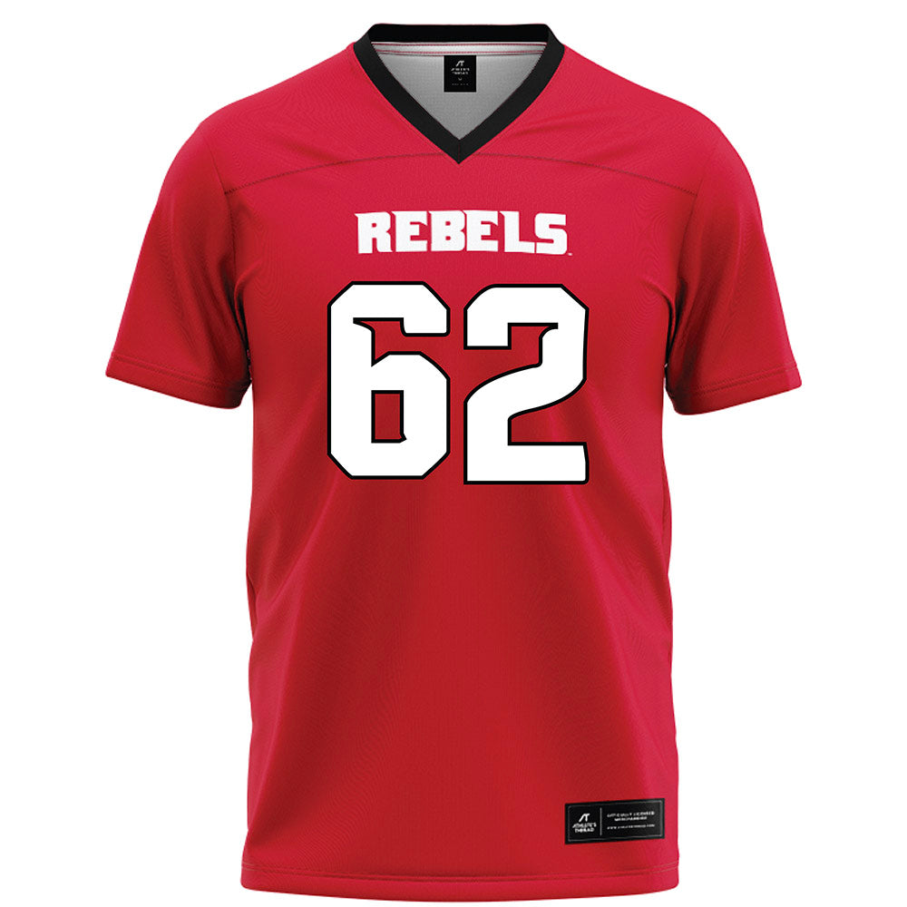 UNLV - NCAA Football : Eli Sanchez - Red Football Jersey-0