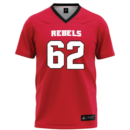 UNLV - NCAA Football : Eli Sanchez - Red Football Jersey-0