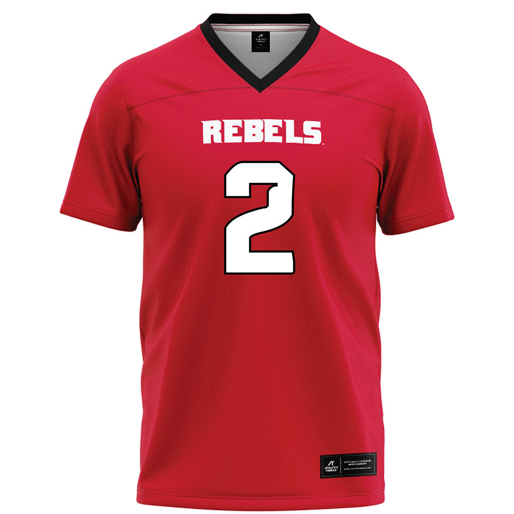 UNLV - NCAA Football : Taz Reddicks - Red Football Jersey-0