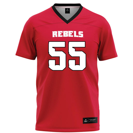 UNLV - NCAA Football : Griffin Scroggs - Red Football Jersey-0