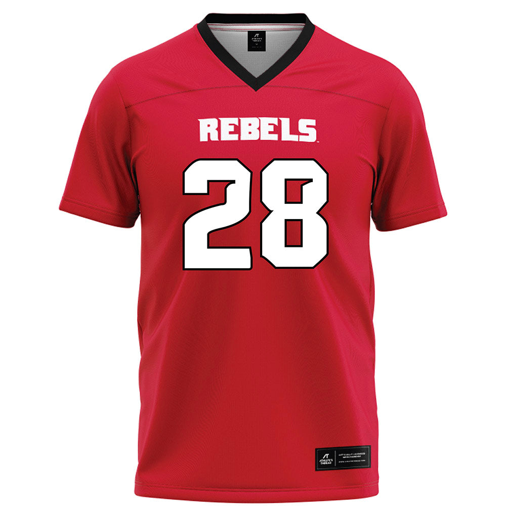 UNLV - NCAA Football : Logan Christensen - Red Football Jersey-0