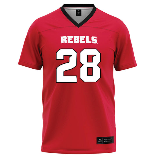 UNLV - NCAA Football : Logan Christensen - Red Football Jersey-0