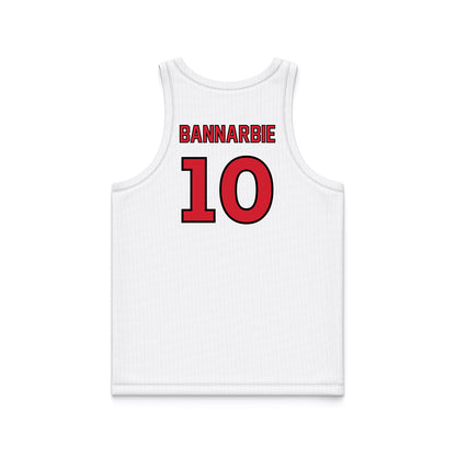 UNLV - NCAA Men's Basketball : Jacob Bannarbie - White Basketball Jersey-1