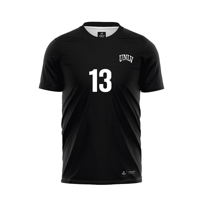 UNLV - NCAA Men's Soccer : Nick Legendre - Black Soccer Jersey-0