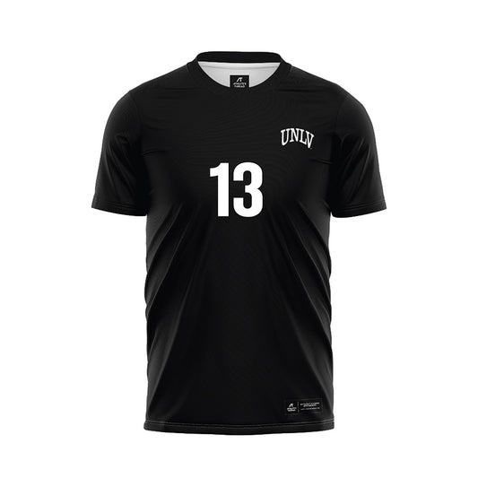 UNLV - NCAA Men's Soccer : Nick Legendre - Black Soccer Jersey-0