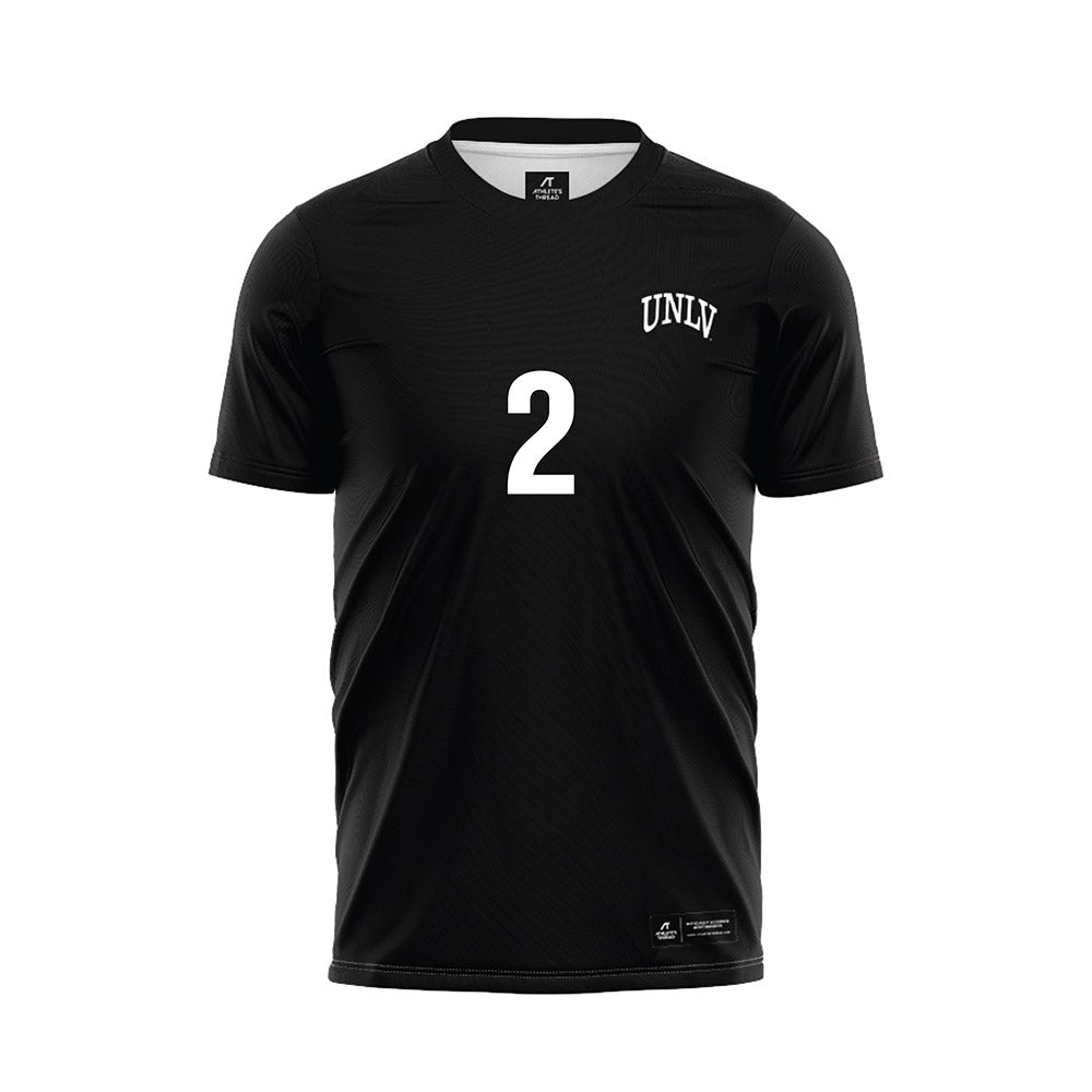 UNLV - NCAA Men's Soccer : Manuel Vazquez - Black Soccer Jersey-0