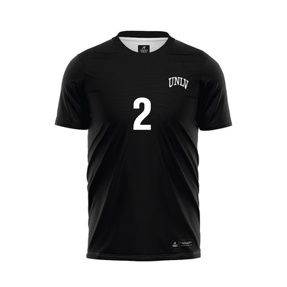 UNLV - NCAA Men's Soccer : Manuel Vazquez - Black Soccer Jersey-0