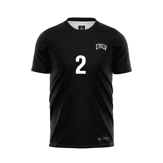 UNLV - NCAA Men's Soccer : Manuel Vazquez - Black Soccer Jersey-0