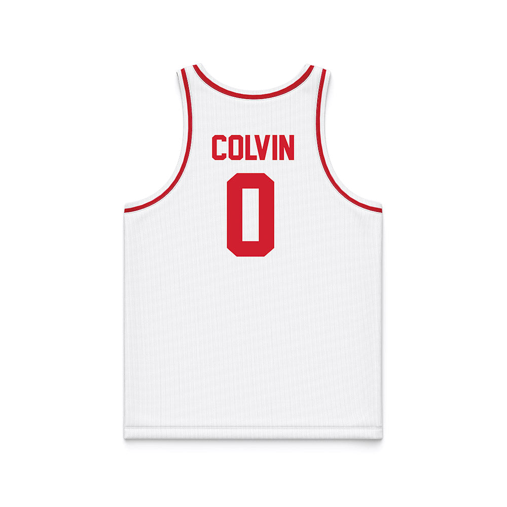 UNLV - NCAA Women's Basketball : Teagan Colvin - White Basketball Jersey-1