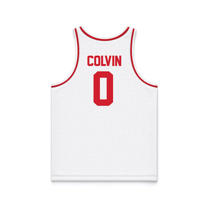 UNLV - NCAA Women's Basketball : Teagan Colvin - White Basketball Jersey-1