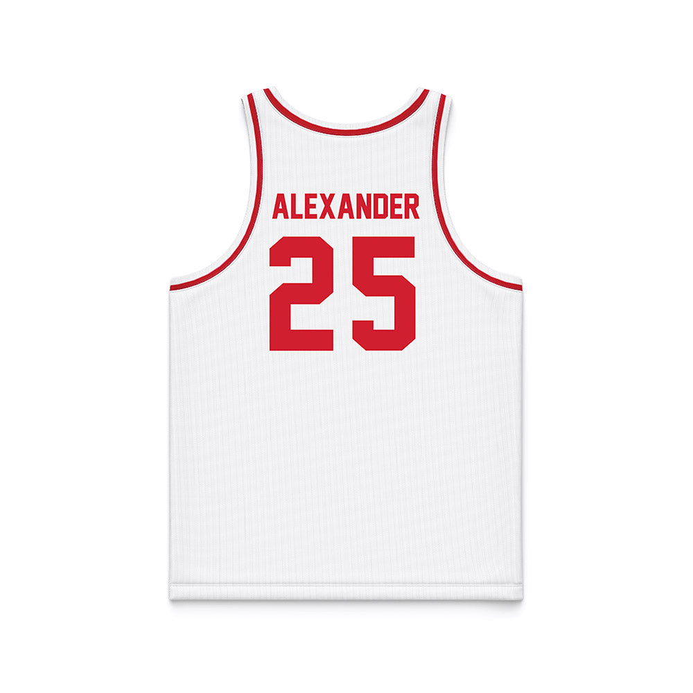 UNLV - NCAA Women's Basketball : Aaliyah Alexander - White Basketball Jersey-1