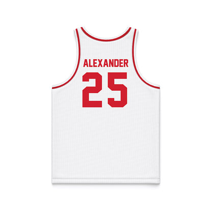 UNLV - NCAA Women's Basketball : Aaliyah Alexander - White Basketball Jersey-1